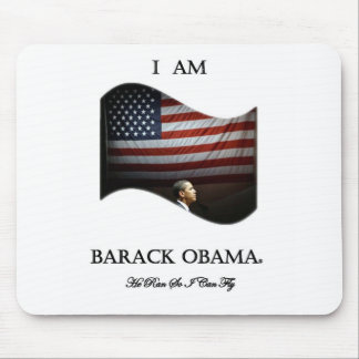 I Am Barack Obama (colour) Mouse Pad