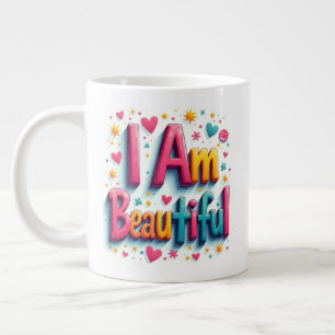 I am beautiful large coffee mug