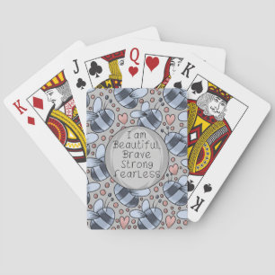 I am beautiful  playing cards