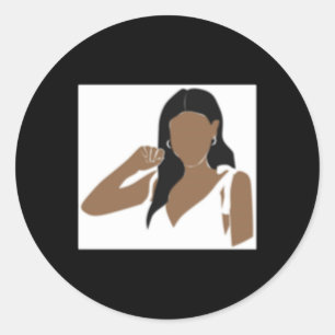 I Am Beautiful! Sticker10 Classic Round Sticker