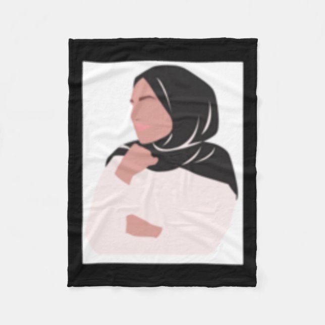 I Am Beautiful! Sticker12  Fleece Blanket (Front)