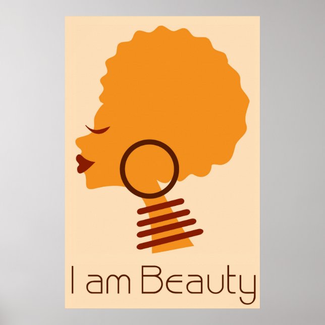 I am Beauty Natural Hair Poster (Front)