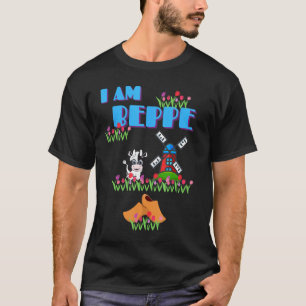 I AM BEPPE (Frisian Grandmother) WITH COW, WINDMIL T-Shirt