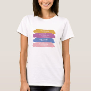I am Bible Verses Colourful T-Shirt