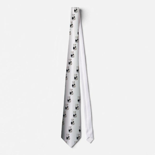 I Am Black Cat Tie (Front)