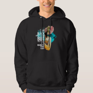 I Am Black Every Month Black Queen Afro American M Hoodie