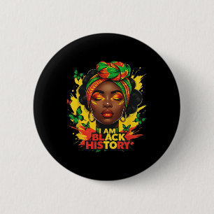 I Am Black Every Month But This Month I'm Blackity 6 Cm Round Badge