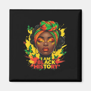 I Am Black Every Month But This Month I'm Blackity Magnet