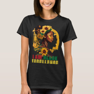 I Am Black Excellence Melanin Women Black Month Hi T-Shirt