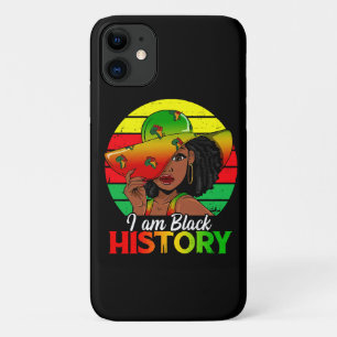 I Am Black History African America iPhone 11 Case