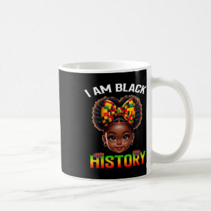 I Am Black History Bhm Black Pride Black Melanin G Coffee Mug