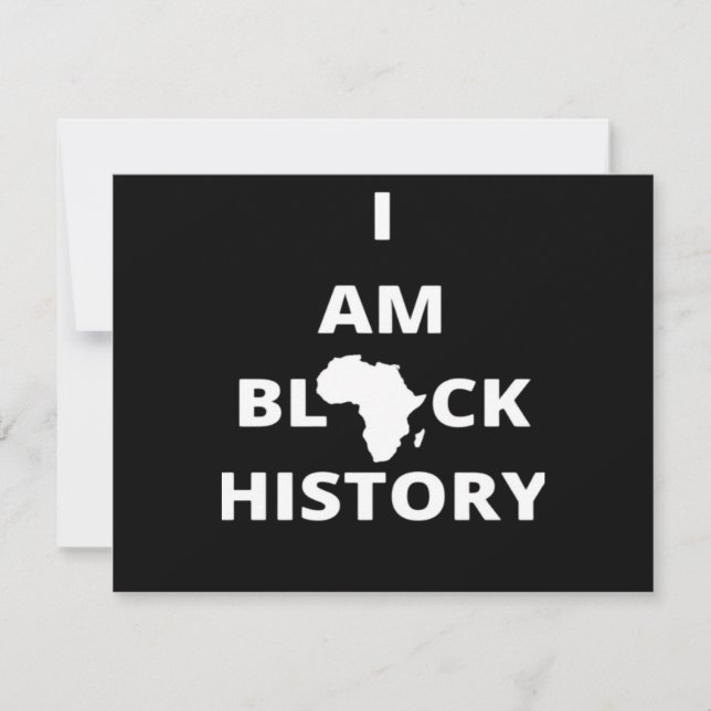 I Am Black History - Black History Month Classic (Front)