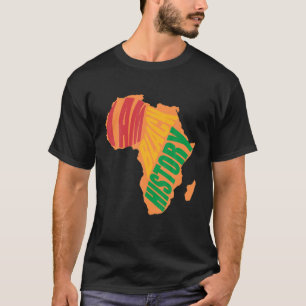 I Am Black History Black History Month Proud Afric T-Shirt