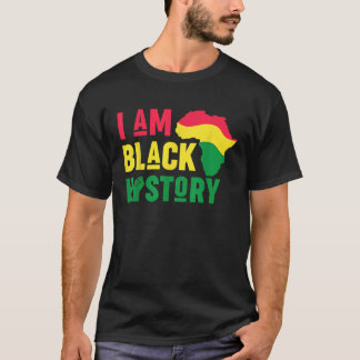 I Am Black History Black History Month T-Shirt