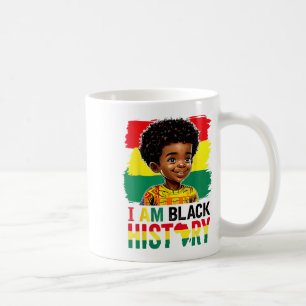 I Am Black History Boys Men Patriotic African Amer Coffee Mug