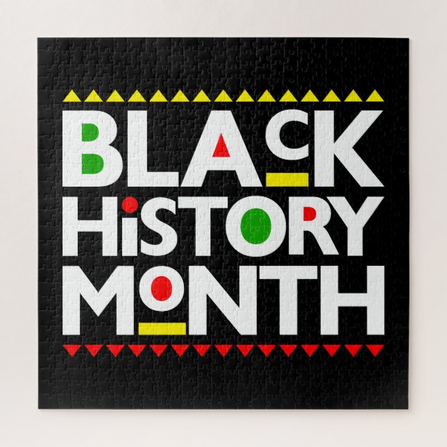 I am black history bruh sista African melanin love Jigsaw Puzzle (Vertical)