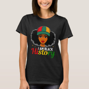 I Am Black History Celebrating Black Culture Pride T-Shirt