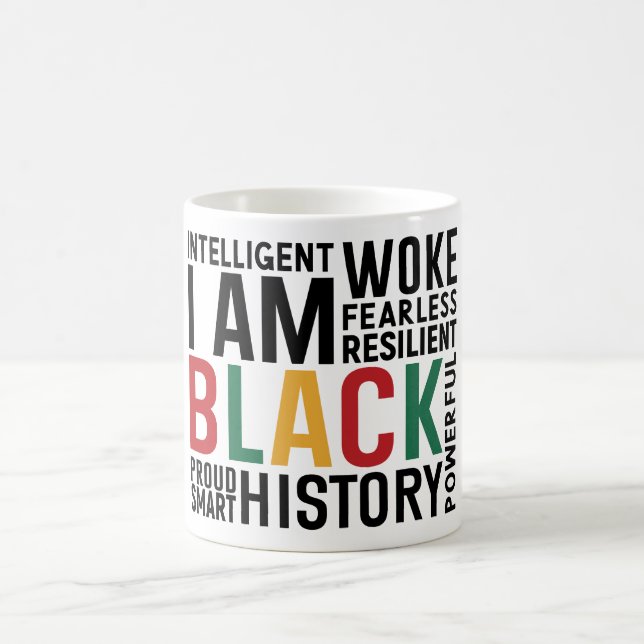 I Am Black History Coffee Mug (Center)