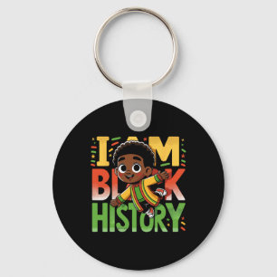 I Am Black History Kids Boys Black History Month Key Ring