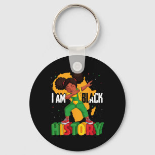 I Am Black History Kids Girls Women Black History Key Ring