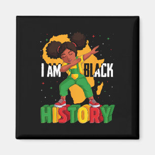 I Am Black History Kids Girls Women Black History Magnet
