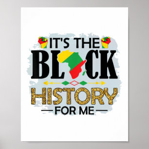 I Am Black History Melanin Men Women Kids Pizazz ( Poster