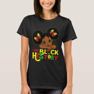I Am Black History Month African American Black Gi T-Shirt