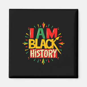 I Am Black History Month African American Boys Gir Magnet