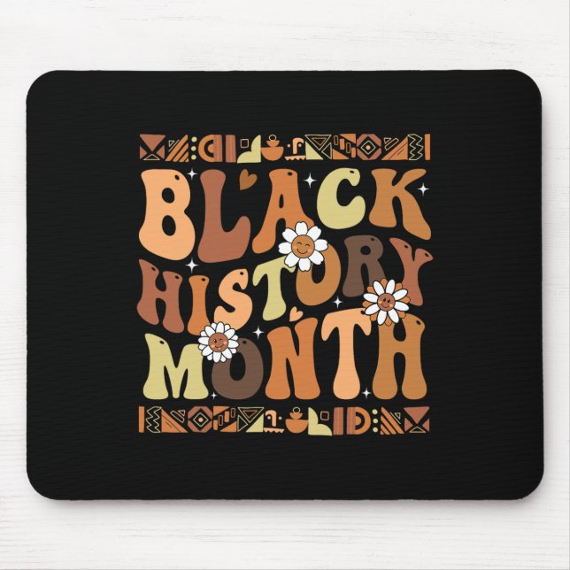 I Am Black History Month African American Pride Ce Mouse Pad (Front)