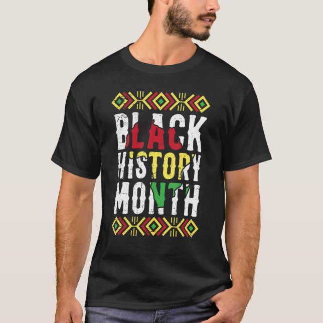I Am Black History Month African American Pride Ce T-Shirt (Front)