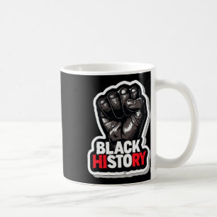I Am Black History Month African Pride Black Fist Coffee Mug