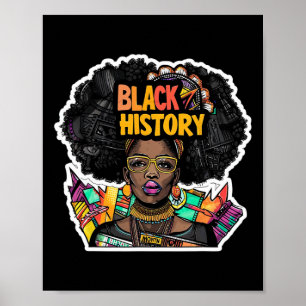 I Am Black History Month African Pride Black Fist Poster