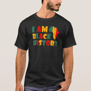 I Am Black History Month Afro American Black Histo T-Shirt