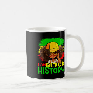 I Am Black History Month Black Melanin Queen Girls Coffee Mug