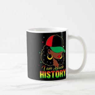 I Am Black History Month Loc'd Girl Black Women Ce Coffee Mug