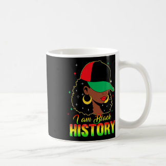 I Am Black History Month Loc'd Girl Black Women Ce Coffee Mug