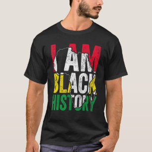 I Am Black History Month Melanin BLM African Pride T-Shirt