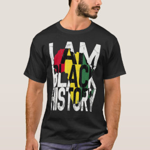 I Am Black History Month Melanin BLM African Pride T-Shirt