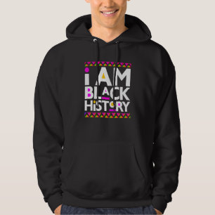 I Am Black History Month Melanin King Queen Africa Hoodie