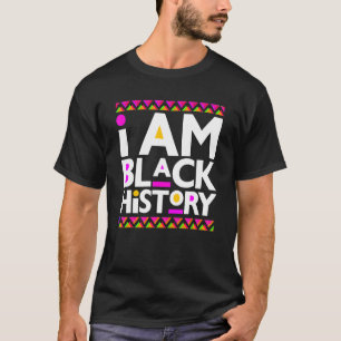 I Am Black History Month Melanin King Queen Africa T-Shirt