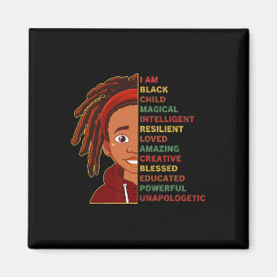 I Am Black History Month Strong African American K Magnet