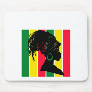 I Am Black History Month Teacher Matching Couples Mouse Pad