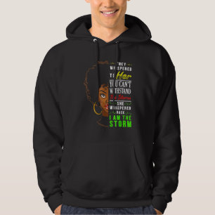 I Am Black History Month Woman Melanin Black Girl Hoodie