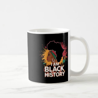 I Am Black History Month Women Girls African Ameri Coffee Mug