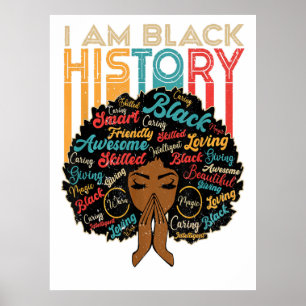 I am Black History Poster