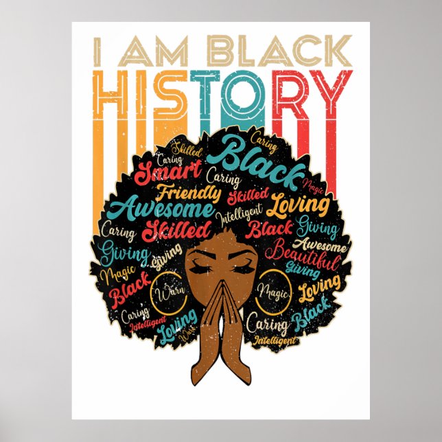 I am Black History Poster (Front)