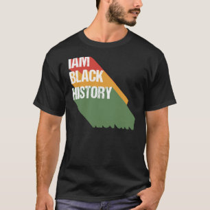 I Am Black Woman Black History Month Retro IAm Bla T-Shirt