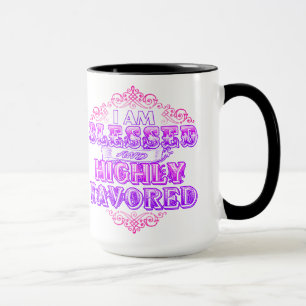 I Am Blessed & Highly Favored Coffee Mug - v2