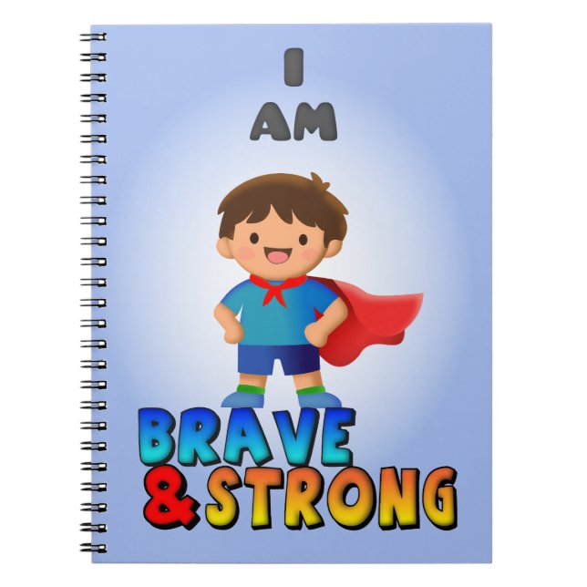 I am brave notebook (Front)