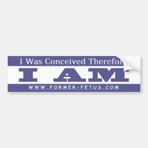 I AM Bumper Sticker